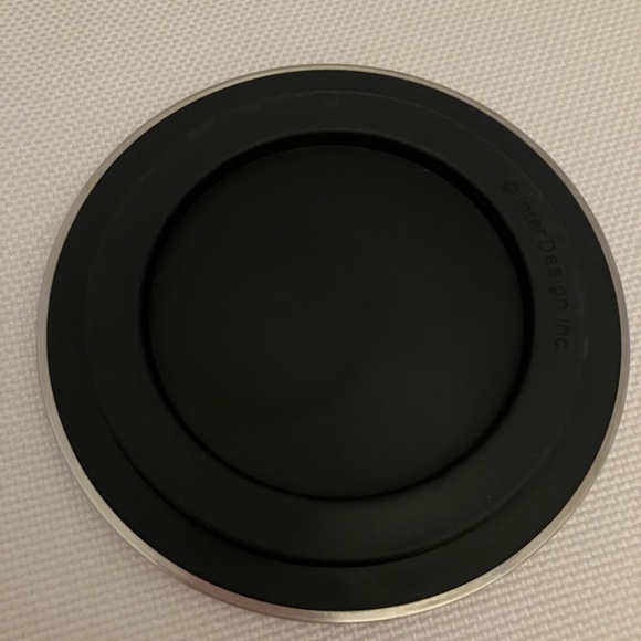 8 Coasters stainless steel / silicone - Picture 2 of 5